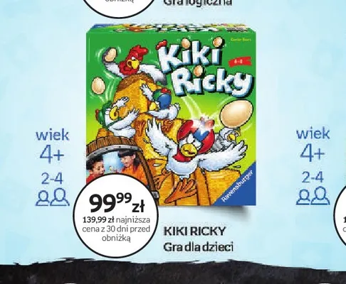 Gra dla dzieci Kiki Ricky promocja w Empik