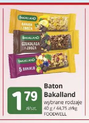 Baton Bakalland czekolada i zboża promocja w Marketvita