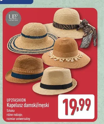 Kapelusz damski/męski UP2FASHION promocja w Aldi