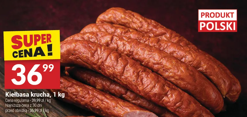 Kiełbasa krucha Białecki promocja w Twój Market