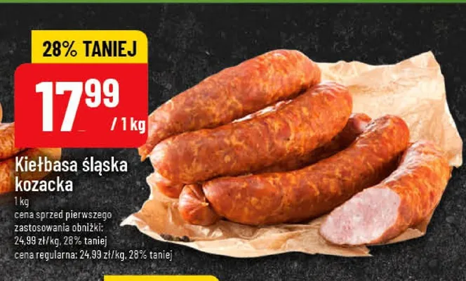 Kiełbasa śląska kozacka promocja w POLOmarket
