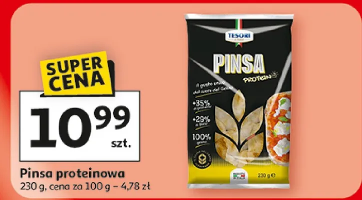Pinsa proteinowa promocja w Auchan