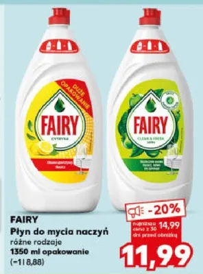 Płyn do mycia naczyń różne rodzaje 1350ml opakowanie promocja w Kaufland