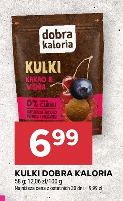 Kulki Dobra Kaloria kakao wiśnia promocja w Stokrotka