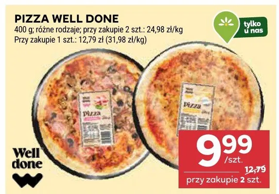 Pizza różne rodzaje promocja w Stokrotka