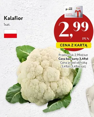 Kalafior promocja w Market Point