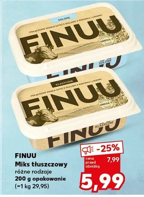 Miks tłuszczowy różne rodzaje promocja w Kaufland