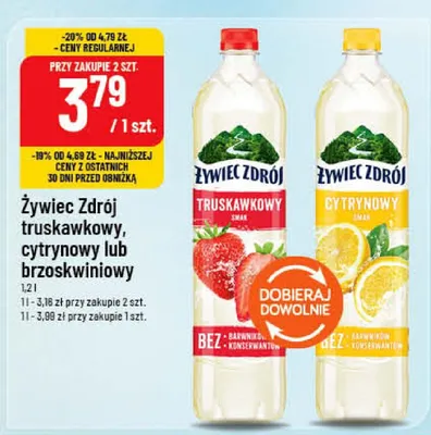 Napój Żywiec Zdrój truskawkowy promocja w POLOmarket
