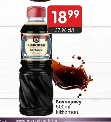 Sos sojowy Kikkoman promocja w Market Point