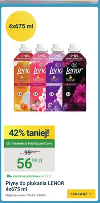 Płyny do płukania LENOR promocja w ERLI