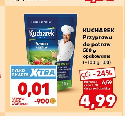 Przyprawa do potraw Kucharek promocja w Kaufland