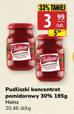 Koncentrat pomidorowy 30% Pudliszki promocja w API Market
