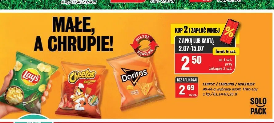 Nachosy Doritos promocja w Chorten