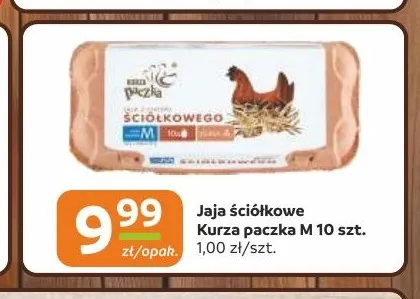 Jajka kurze ściółkowe Kurza paczka M promocja w Gama