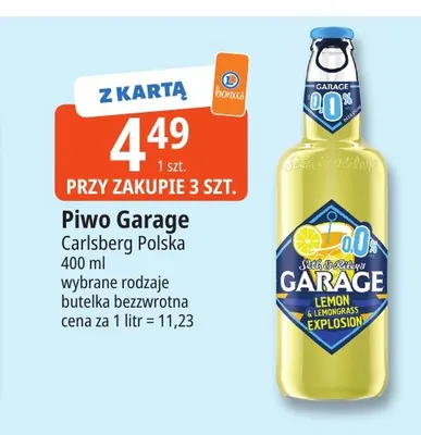 Piwo Garage promocja w Leclerc