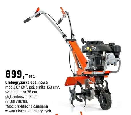 Glebogryzarka spalinowa promocja w OBI