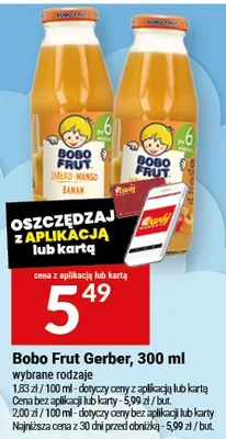 Sok Bobo Frut Gerber, 300ml promocja w Twój Market
