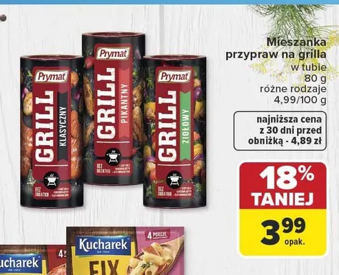Mieszanka przypraw na grilla Prymat Ziołowy promocja w Carrefour