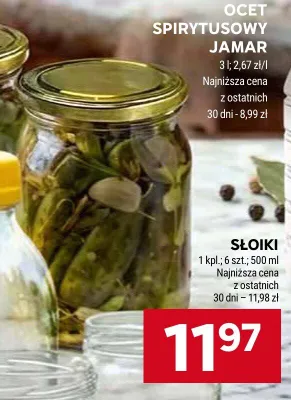 Słoiki 6-pak 500 ml promocja w Stokrotka