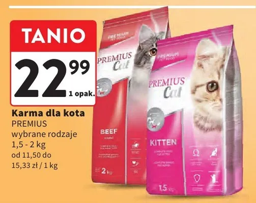 Karma wybrane rodzaje promocja w Intermarche