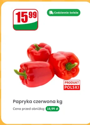 Papryka czerwona promocja w Dino