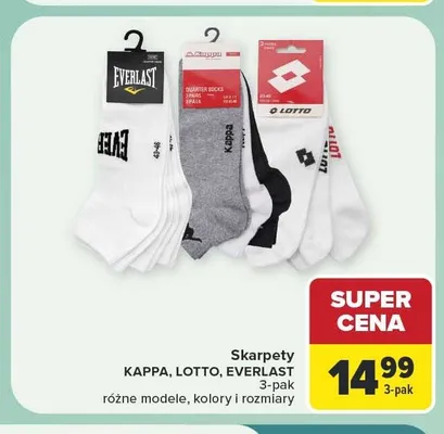 Skarpety Kappa 3-pak promocja w Carrefour