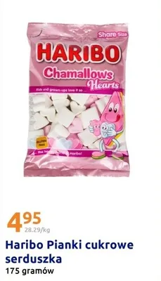 Pianki cukrowe Haribo Chamallows Hearts promocja w Action