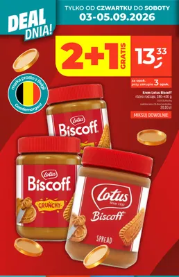 Krem Lotus Biscoff Spread promocja w Dealz