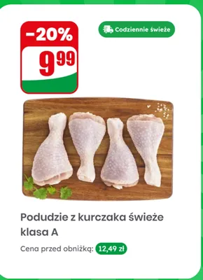 Podudzie z kurczaka świeże klasa A promocja w Dino