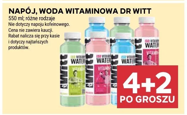 Napój woda witaminowa promocja w Stokrotka