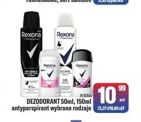 Dezodorant antyperspirant Rexona promocja w Tomi Markt