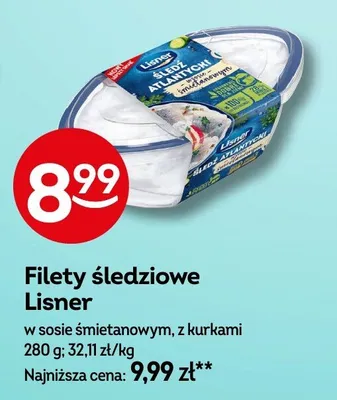Filety śledziowe w sosie śmietanowym, z kurkami promocja w Żabka