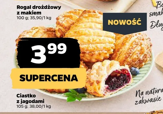 Ciastko z jagodami promocja w Netto