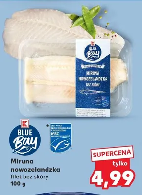 Miruna nowozelandzka filet bez skóry 100g promocja w Kaufland
