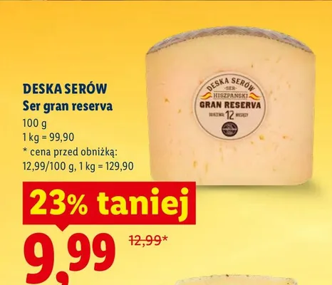 Ser gran reserva promocja w Lidl
