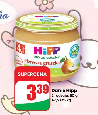 Danie pierwsza gruszka promocja w Dino