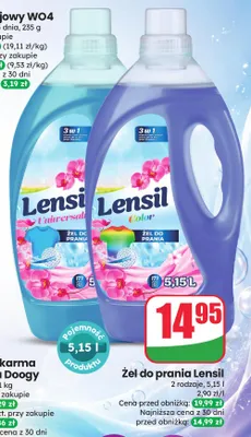 Żel do prania Lensil Color promocja w Dino