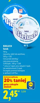 Serek naturalny, lekki lub waniliowy promocja w Lidl