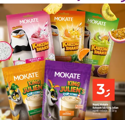 Napój Mokate King Julien's Cup-Ccino smak krówki promocja w Dealz