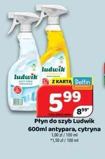 Płyn do szyb Ludwik Anty-para promocja w Delfin