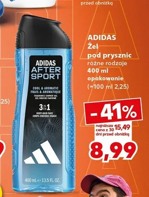 Żel pod prysznic Adidas After Sport promocja w Kaufland