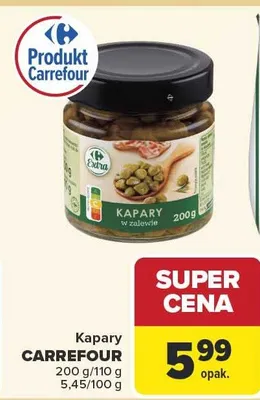 Kapary w zalewie promocja w Carrefour