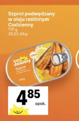 Szprot podwędzany w oleju roślinnym Codzienny promocja w Delikatesy Centrum