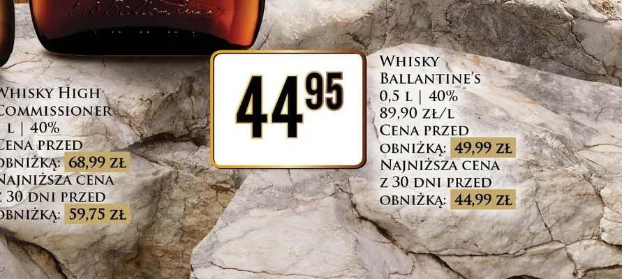Whisky Ballantine's promocja w Dino