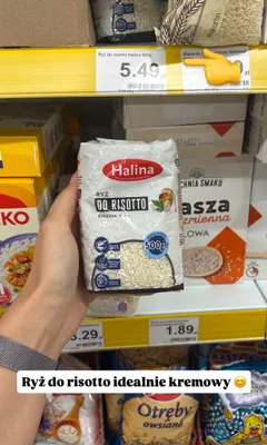 Ryż do risotto Halina promocja w Dino
