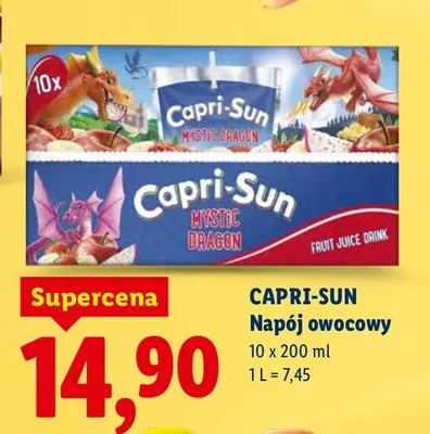 Napój owocowy Capri-Sun promocja w Lidl
