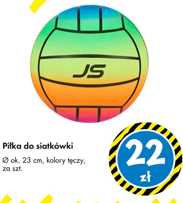 Piłka do siatkówki JS promocja w Tedi