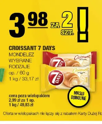 Croissant 7 Days promocja w SPAR