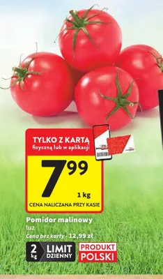 Pomidor malinowy luz promocja w Intermarche