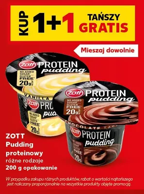 Pudding proteinowy czekoladowy Zott promocja w Kaufland